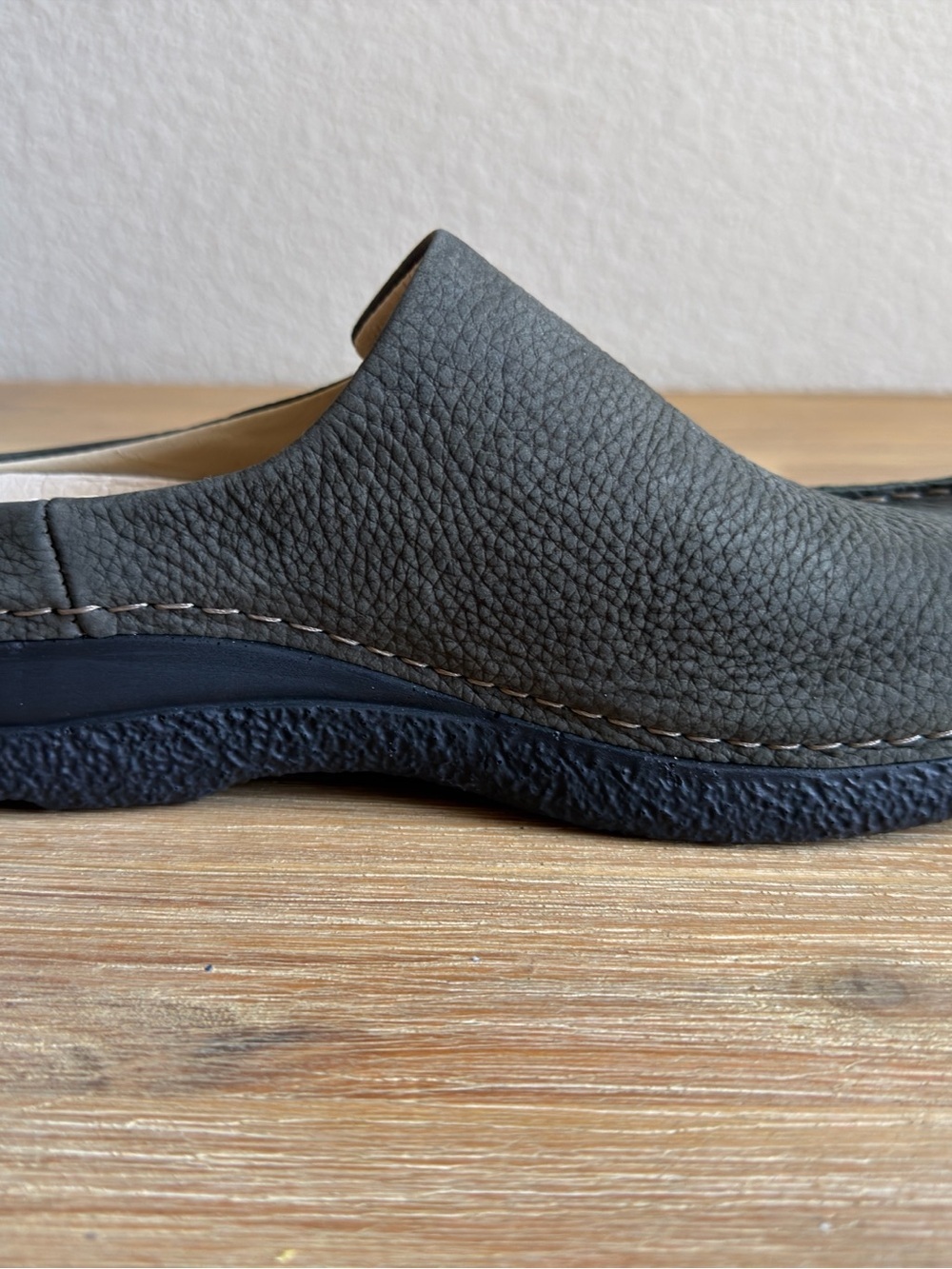 Wolky Women's Green Leather Roll Slide Lined Mules Comfort Shoes EU41 / US10.5 - Picture 4 of 13